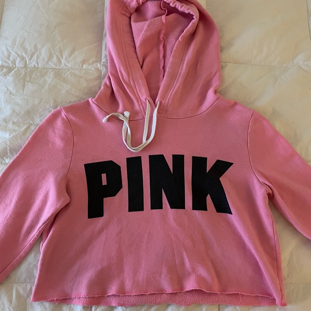 Pink Croptop Hoodie